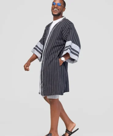 EBONY Mistari Kimono