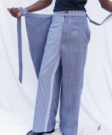 ALFAJIRI Wrap Pants - Grey