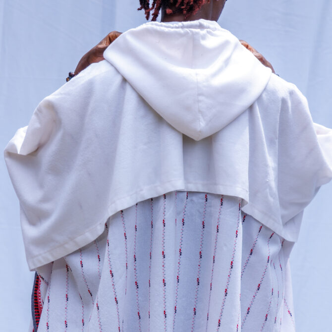 JASIRI Poncho With Hoodie - Afbeelding 5