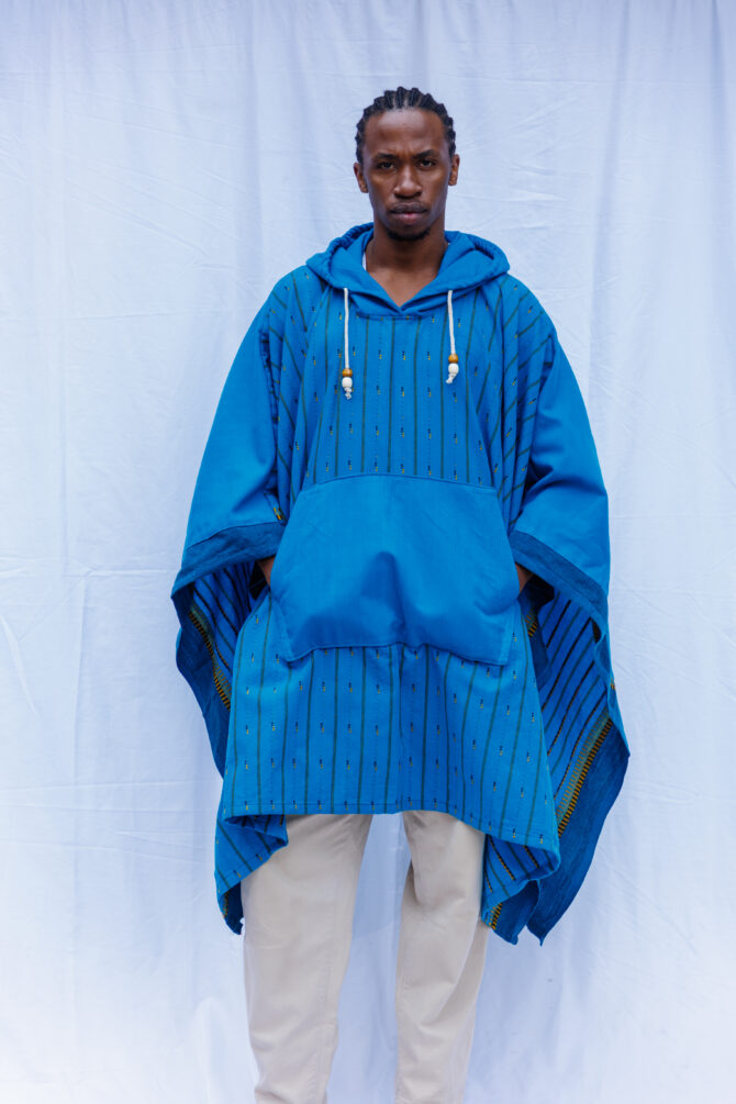 JASIRI Poncho With Hoodie - Afbeelding 6