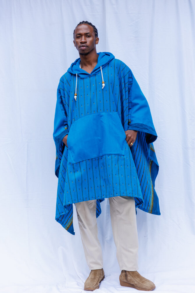 JASIRI Poncho With Hoodie - Afbeelding 7