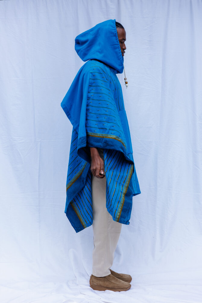 JASIRI Poncho With Hoodie - Afbeelding 8