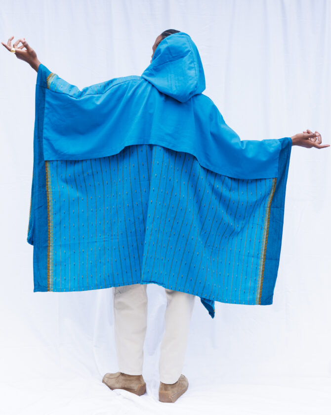 JASIRI Poncho With Hoodie - Afbeelding 11
