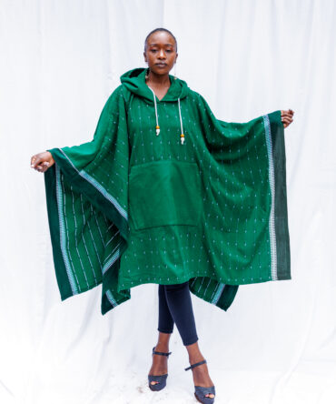 JASIRI Poncho With Hoodie