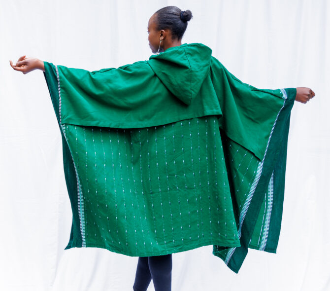 JASIRI Poncho With Hoodie - Afbeelding 21