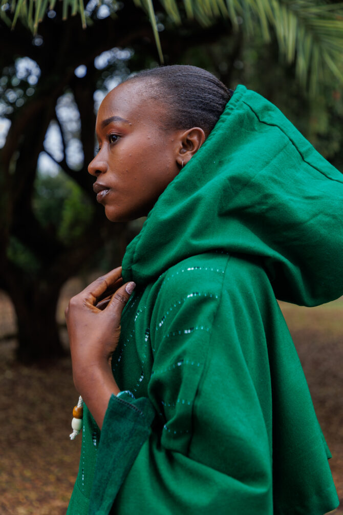 JASIRI Poncho With Hoodie - Afbeelding 22