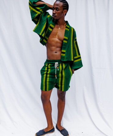 ZAMBARAU Crop - Green And Gold