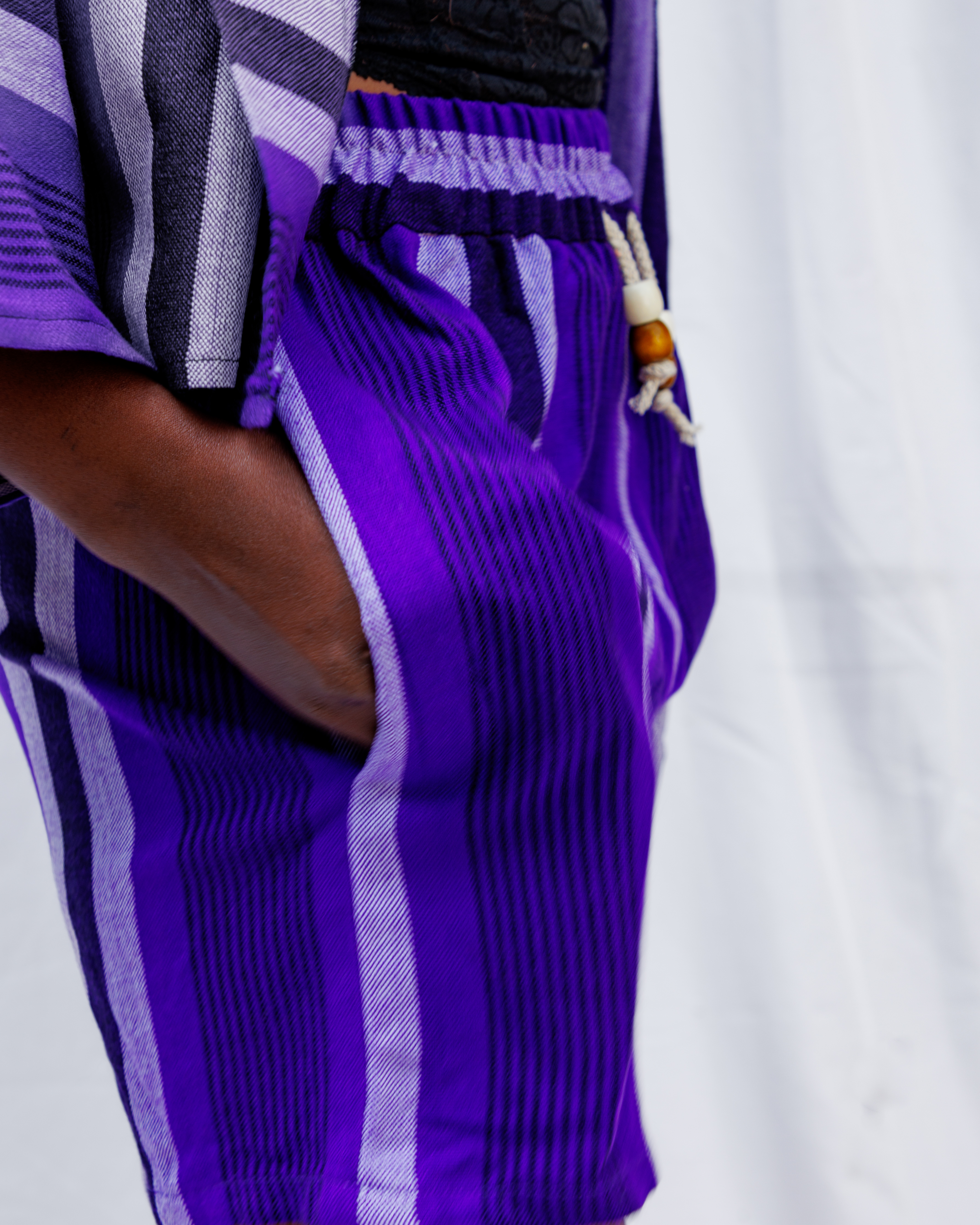 ZAMBARAU Crop + Short Set - Purple - Image 5