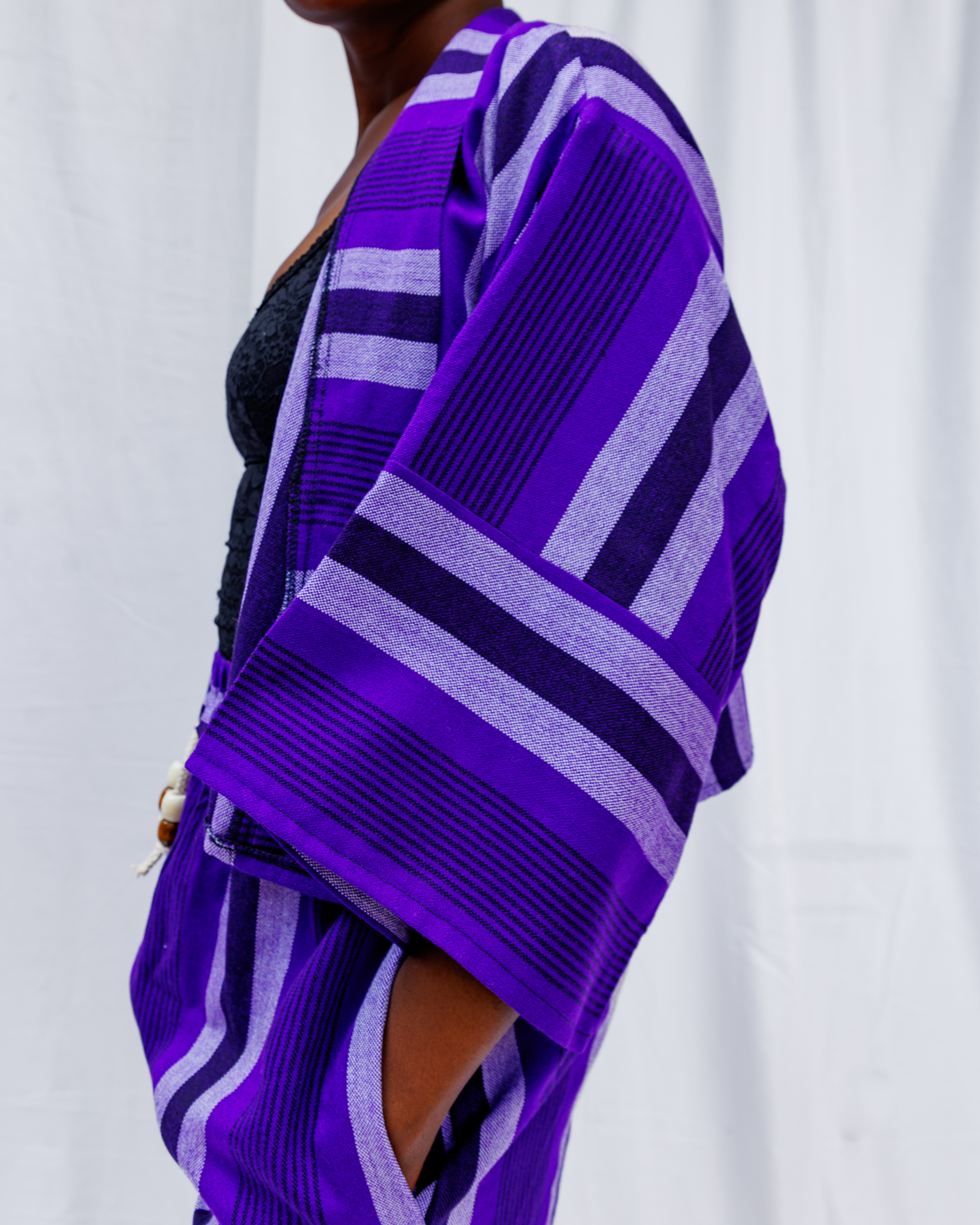 ZAMBARAU Crop + Short Set - Purple - Image 7